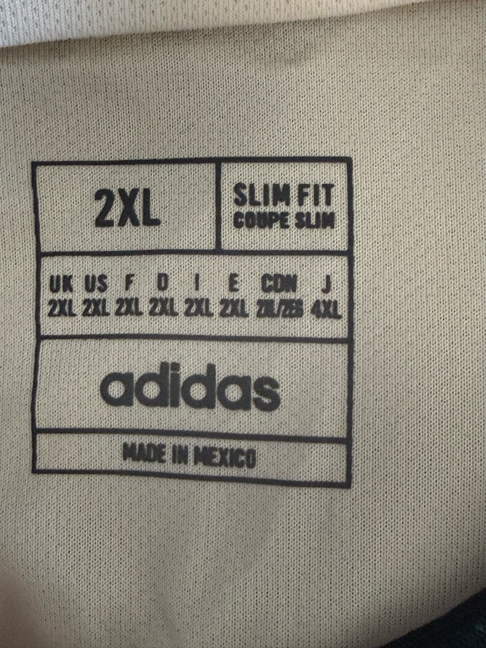 New With Tags Men’s Adidas Mexico 2022 Away Jersey Original HD9314 Slim Fit 2XL - Picture 4 of 7
